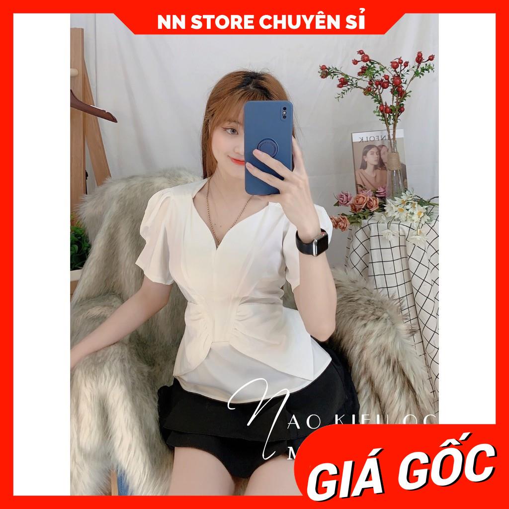 ÁO KIỂU NƠ TO EO MT1927 ⚡ ÁO KIỂU CỔ V ⚡ ÁO CÔNG SỞ ⚡100% ẢNH THẬT