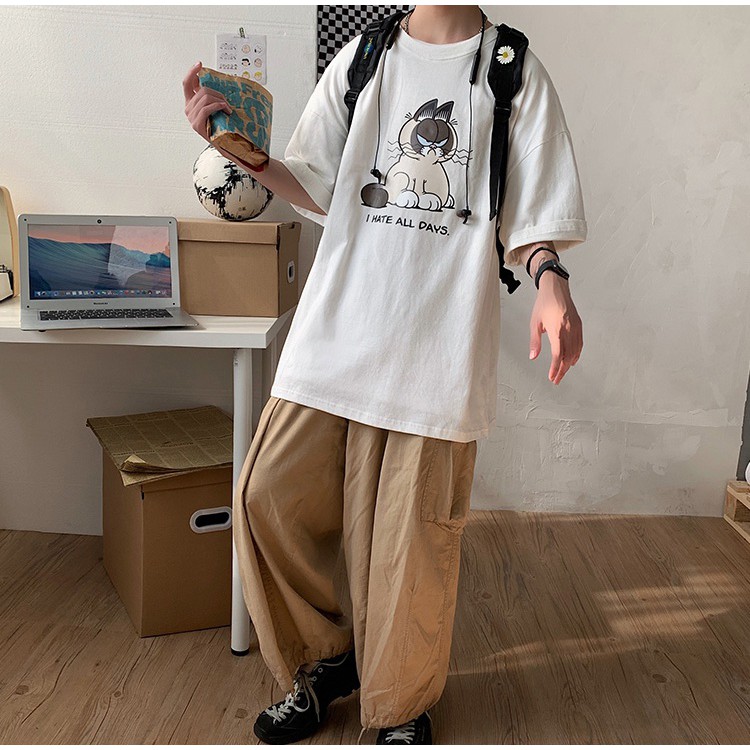 Áo thun tay lỡ form rộng unisex Tiger.86 AFR11