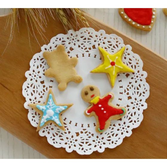 Túi 36 Miếng Giấy Lót Để Bánh Viền Ren Kích Thước Từ 10-29cm