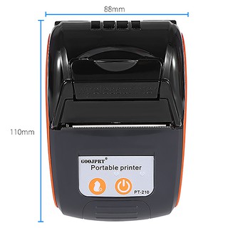 Máy In Hóa Đơn Bluetooth Goojpr Pt210 58mm Cho Windows Android Ios Us