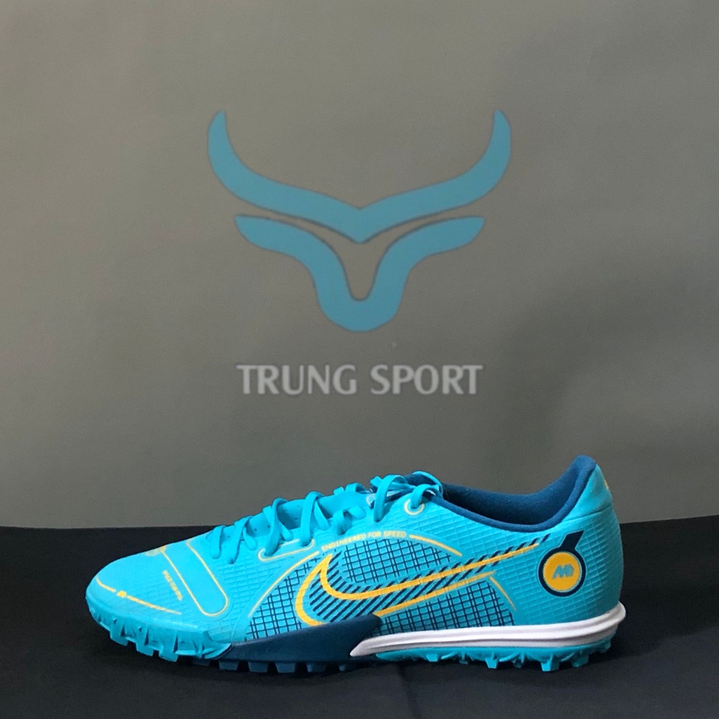 (Chính hãng) Giày bóng đá, sân cỏ nhân tạo Nike Mercurial Vapor 14 Academy TF - Xanh Lơ