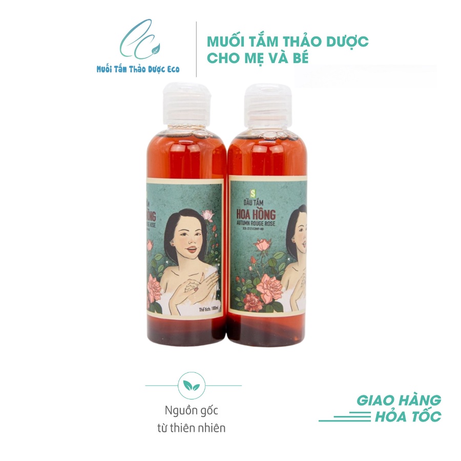 Dầu tắm hoa hồng Sinh Dược 100ml