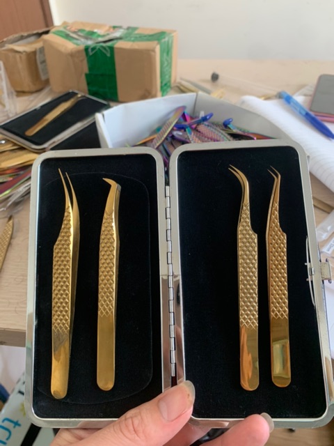 Nhíp diamond mũi bầu phủ nhám nano