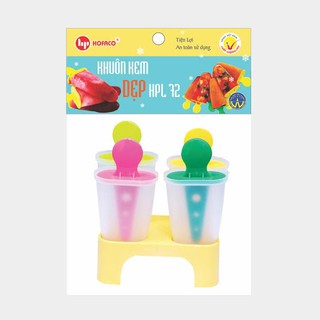 💥 HÀNG CHẤT LƯỢNG 💥 Khuôn nhựa làm kem que HFC - HPL72 - Kem dẹp nhỏ 4c