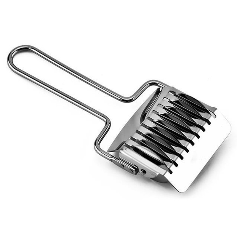 Cây lăn thái tỏi &amp; rau củ bằng thép không gỉ