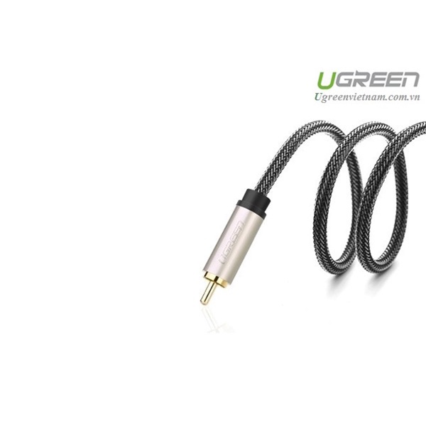 Cáp âm thanh số Coaxial 1,5m/2M/3M chính hãng Ugreen 20737/20738/20739 cao cấp