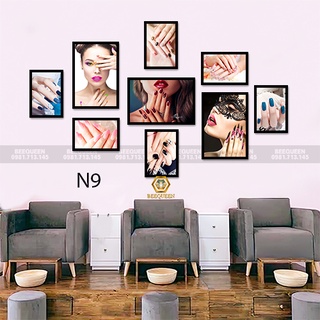 20 Bộ Tranh Trang Trí Tiệm Nail  - Tranh Nail Chất Lượng Cao