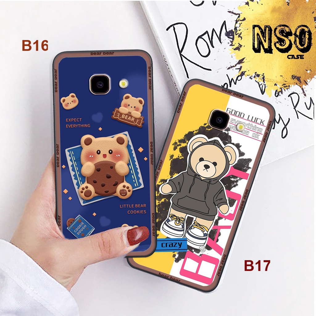 Ốp Samsung J7 prime - Samsung j4 Core/ J4 Plus In Hình Gấu Bear Siêu Cute Đáng Yêu