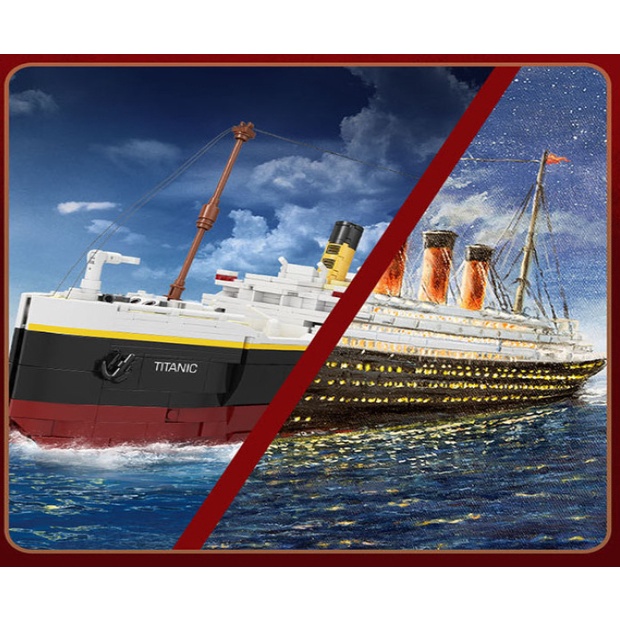 Đồ chơi mô hình xếp hình lắp ráp Lego Tàu Titanic 2022pcs No.6005 II NON LEGO