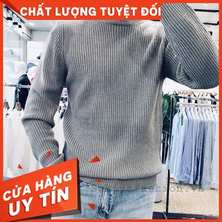 Áo len nam hàng hiệu dày, Chất mềm mịn siêu sales