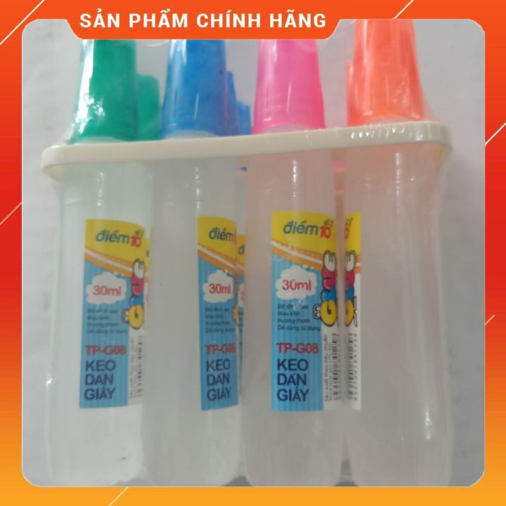 Hồ Nước Thiên Long, Keo Dán Giấy 30ml Chính Hãng không Mùi