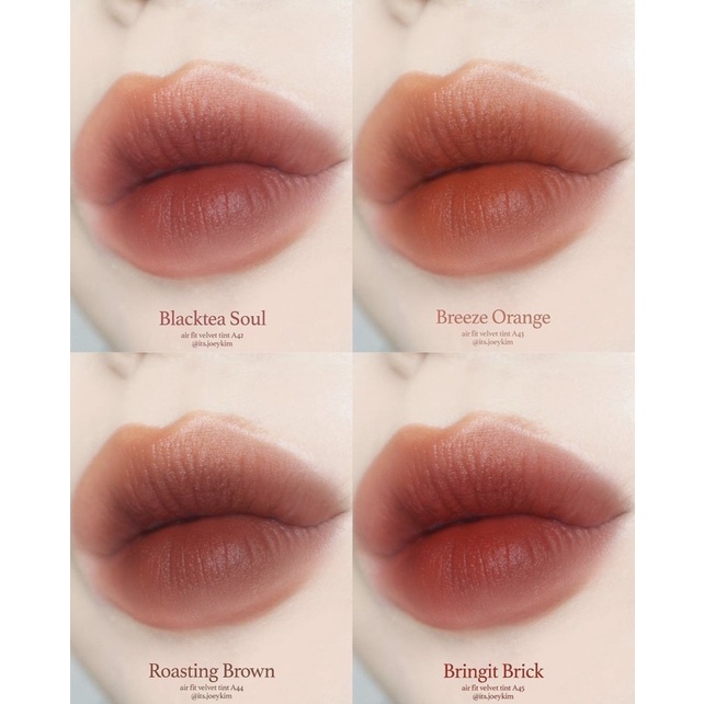 [Mã 2712FMCGSALE giảm 8% đơn 500K] [Ver 7+8]Son Kem Black Rouge Velvet Tint màu A33-A44 | BigBuy360 - bigbuy360.vn