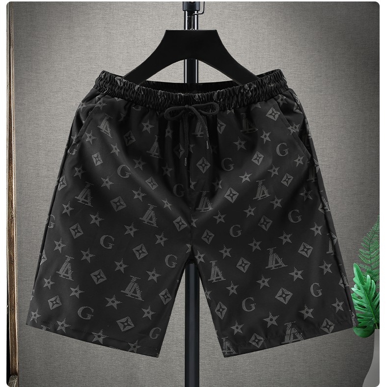 Quần Short Thể Thao Cao Cấp In Vân Nổi Siêu Hót, Co Dãn Thoải Mái