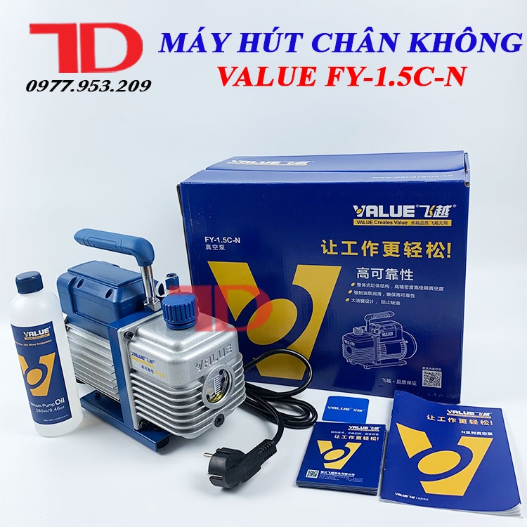 MÁY HÚT CHÂN KHÔNG VALUE FY-1.5 C-N - Bảo hành 12 tháng