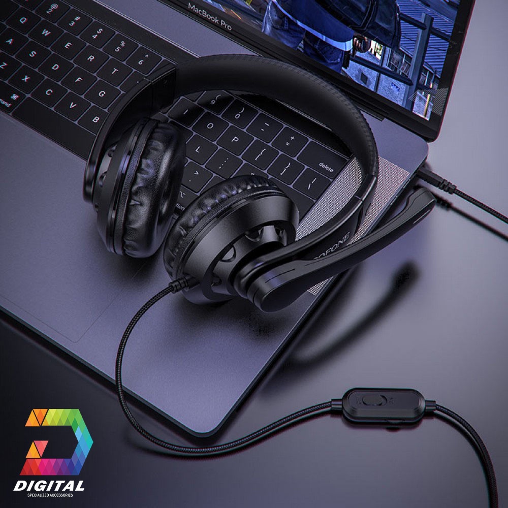 Tai Nghe Chụp Tai Borofone BO102 Chính Hãng Hỗ Trợ Mic Đàm Thoại