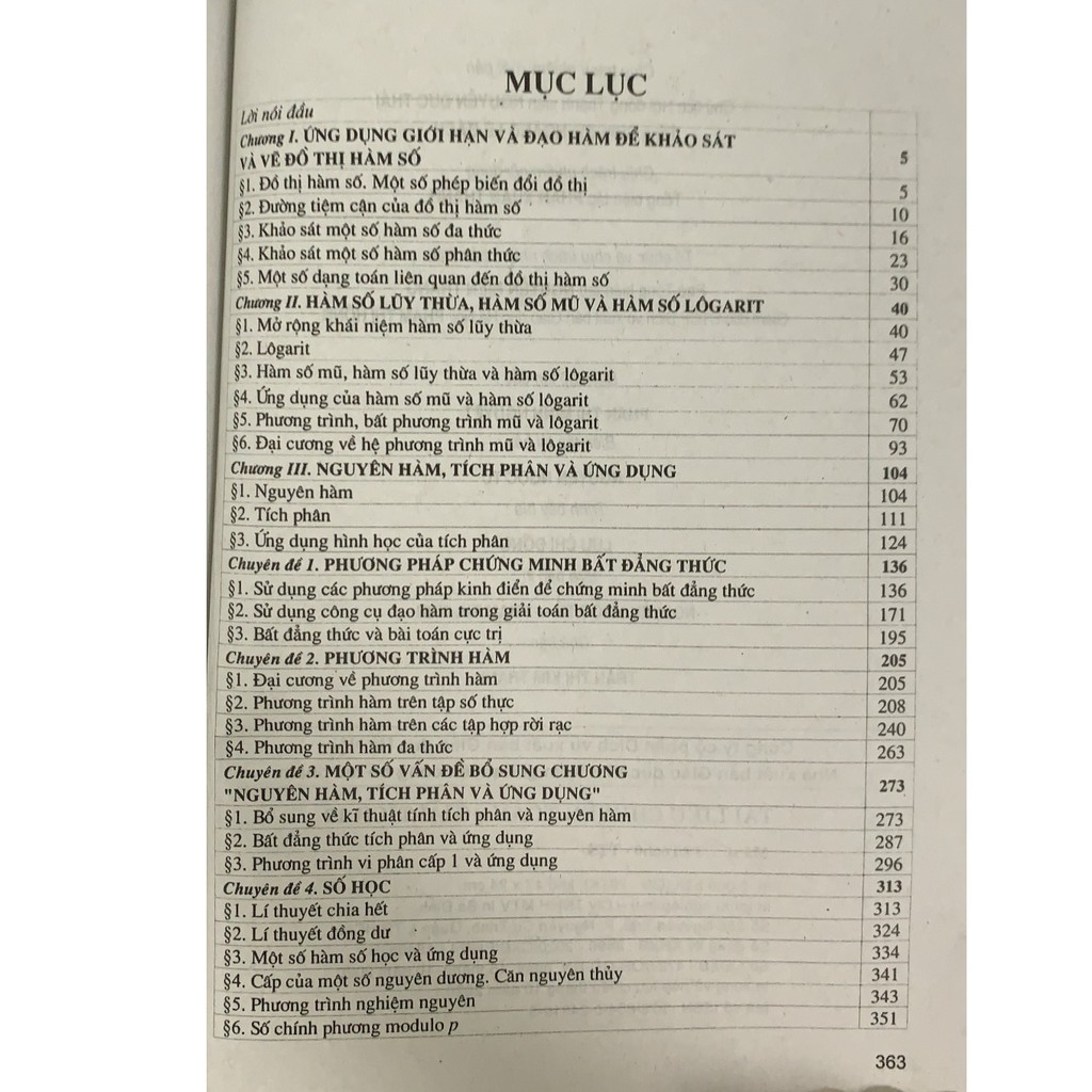 Sách - Tài liệu chuyên Toán Giải tích 12