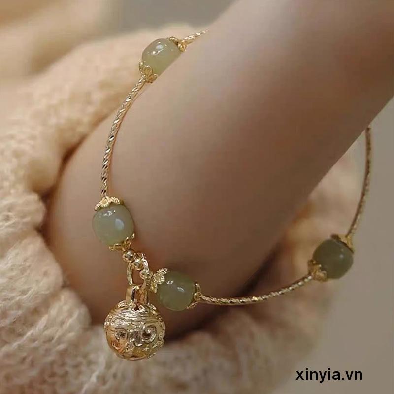 Vòng Đeo Tay Có Chuông Phong Cách Hoàng Gia Sang Trọng Cao Cấp Cho Nữ