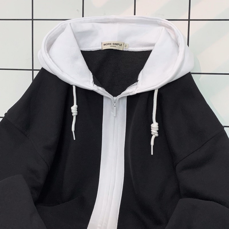 Áo Khoác Hoodie Zip ZET Form Rộng Unisex Oversize Vải Nỉ Bông Dày - Yowol SG