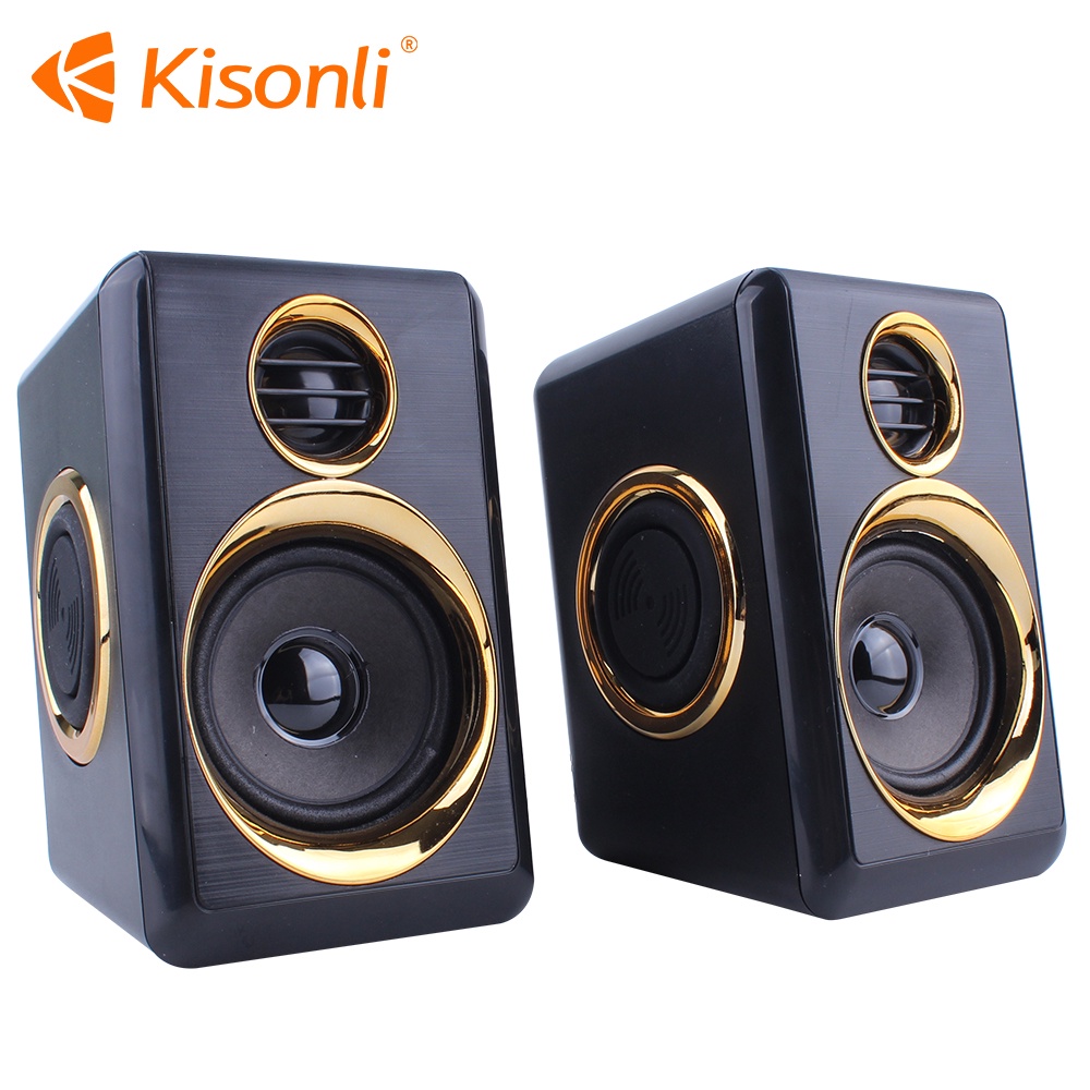 [Mã SKAMSALE03 giảm 10% đơn 200k] Loa vi tính 2.0 Kisonli T-005 tích hợp 4 bass