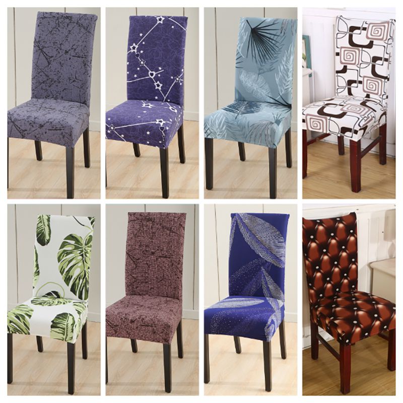 Vỏ Bọc Ghế Ngồi Co Giãn Chống Bụi In Họa Tiết Hình Học