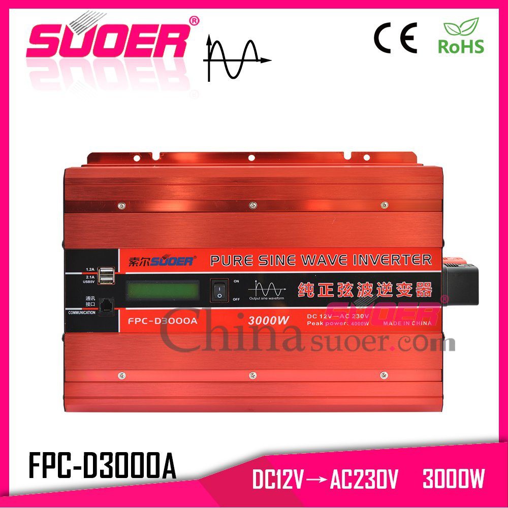 Bộ đổi điện sin chuẩn 3000w 12v sang 220v - FPC-D3000A