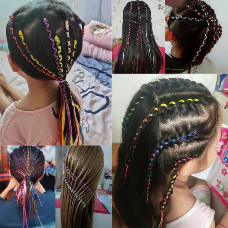 Phụ Kiện Tóc KOGANO Set 5 Dây Tết Tóc Hàn Quốc Hair Wrap Bohemian Nhiều Màu Xinh Xắn Cho Nữ FAH-001231