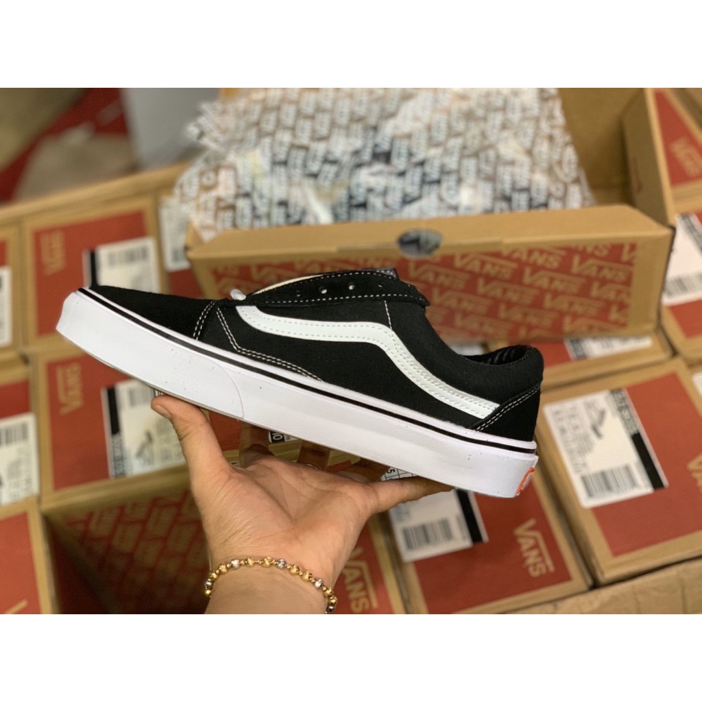 Giày Vans Đen Da Lộn