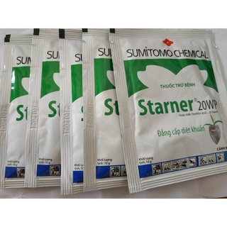 Combo 5 gói STARNER 20WP trừ bệnh cháy bìa lá, lem lép hạt do vi khuẩn vào mùa mưa - gói 10 gram