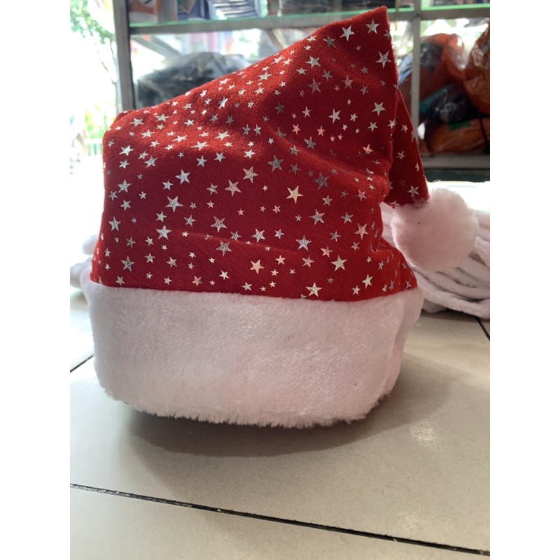 Nón Noel ,nón nhung Noel ngôi sao  .