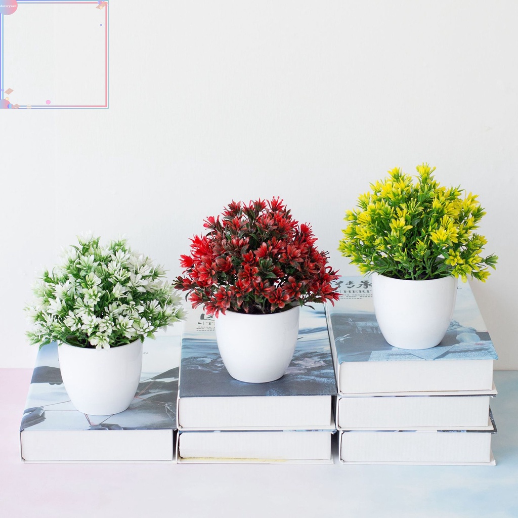 Chậu hoa giả trang trí nhà xinh xắn đẹp mắt
