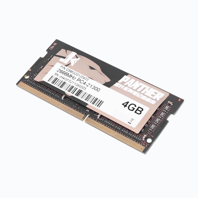 JK Black Panther NB Laptop Memory Bar, DDR4 2666Mhz High Performance and Stable Memory Bar for Laptop(4GB) | BigBuy360 - bigbuy360.vn