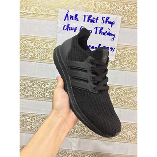 Giày thể thao ULTRABOOST đen đế đen