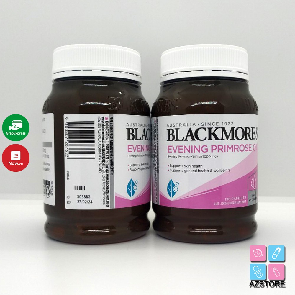 Tinh Dầu Hoa Anh Thảo Blackmores Evening Primrose Oil 190 viên - Giúp Cân Bằng Nội Tiết Tố