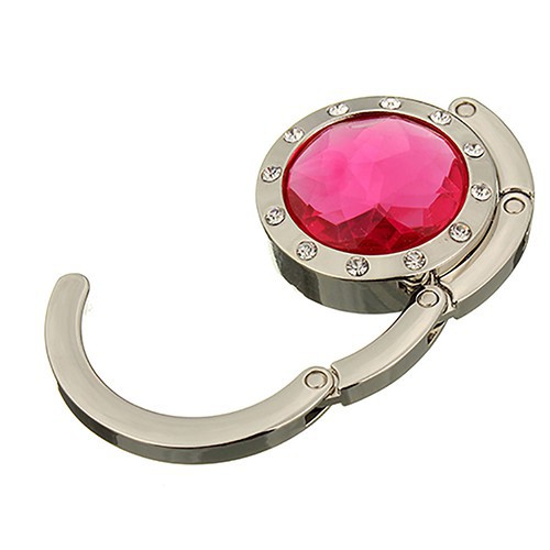 Móc treo túi xách bằng hợp kim đính đá thời trang tiện dụng