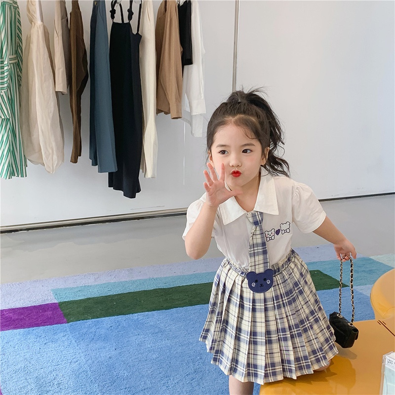 Set Đồng Phục Học Sinh Đáng Yêu Cho Bé Gái