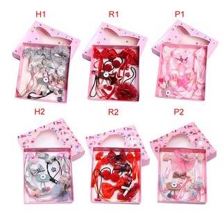 Set kẹp / cột tóc 12 món dễ thương cho bé