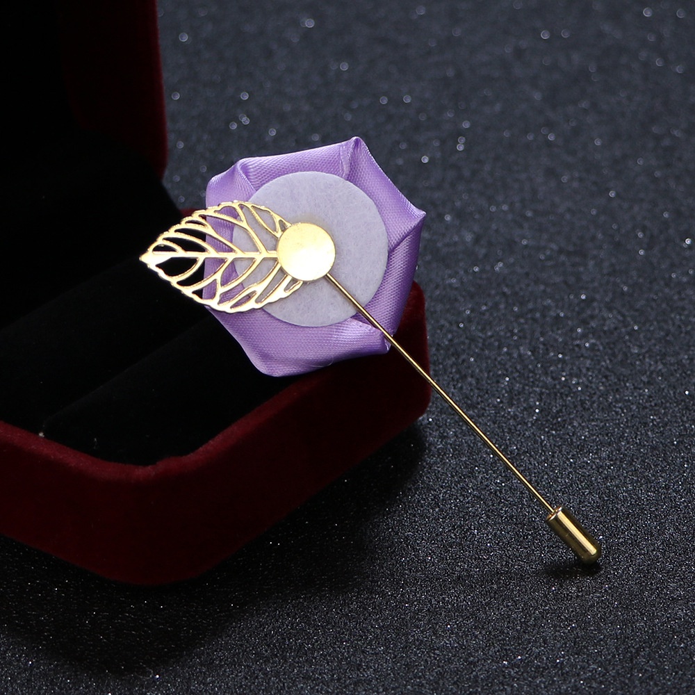 Ghim cài áo EFAN hình hoa hồng đỏ phong cách Hàn Quốc cho nam nữ