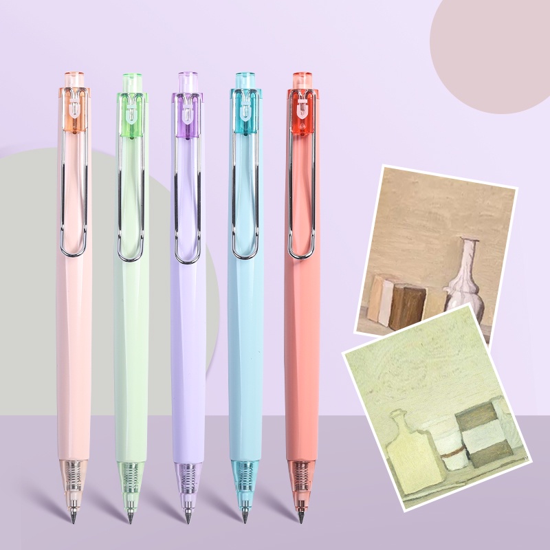 5 Bút mực nước ngòi 0.5mm phong cách đơn giản chuyên dùng