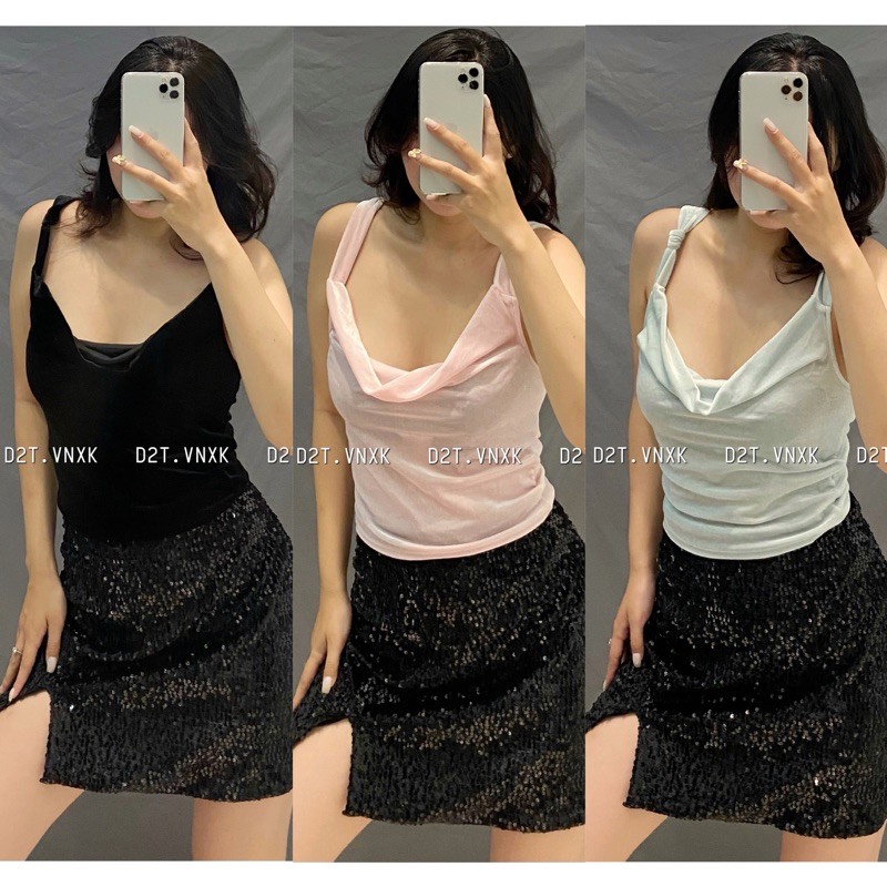 Áo Nhung Cổ Đổ VNXK