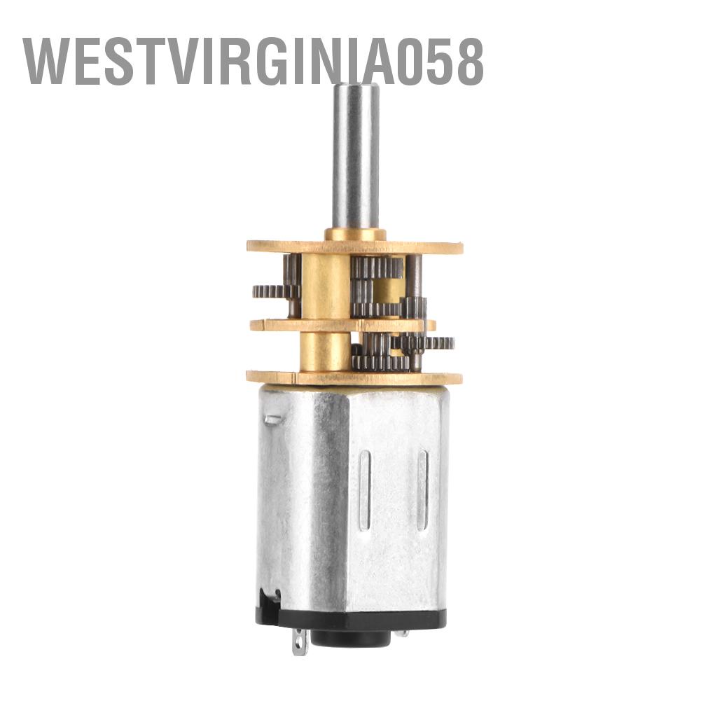 Westvirginia058 Động cơ hộp số DC6V / 12V GA13N20 điện cho mô hình ô tô Robot DIY