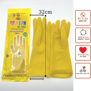 Găng tay cao su - Chính hãng Cầu Vồng - Găng Trung - SP09 - Găng tay rửa bát