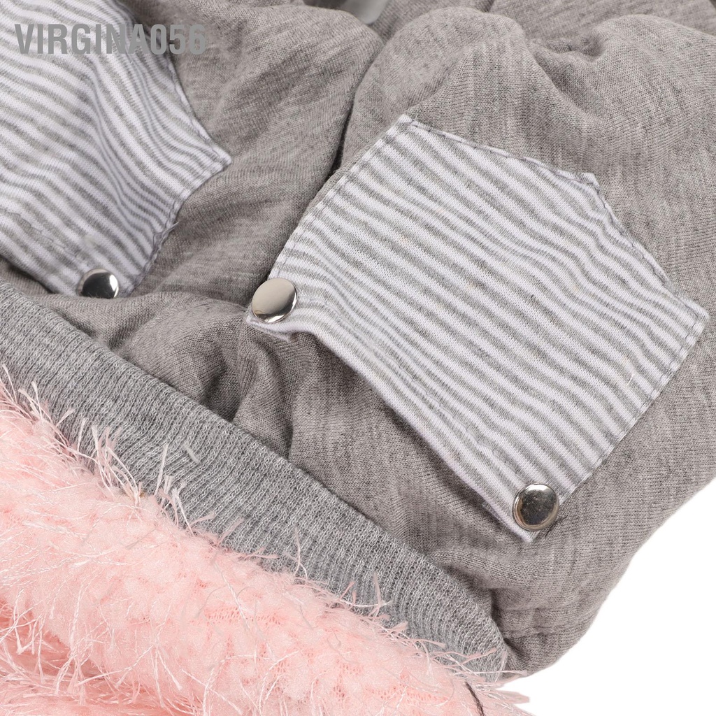 Có thể bán buôn Quần áo mùa đông cho chó Sang trọng Ấm áp dày 4 chân Thú cưng dễ thương Trang phục thời tiết lạnh lớn vừa Virgina056 Hàng giao ngay