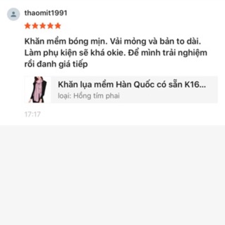 Khăn lụa mềm Phong cách Hàn Quốc có sẵn K1650 Coco Puss