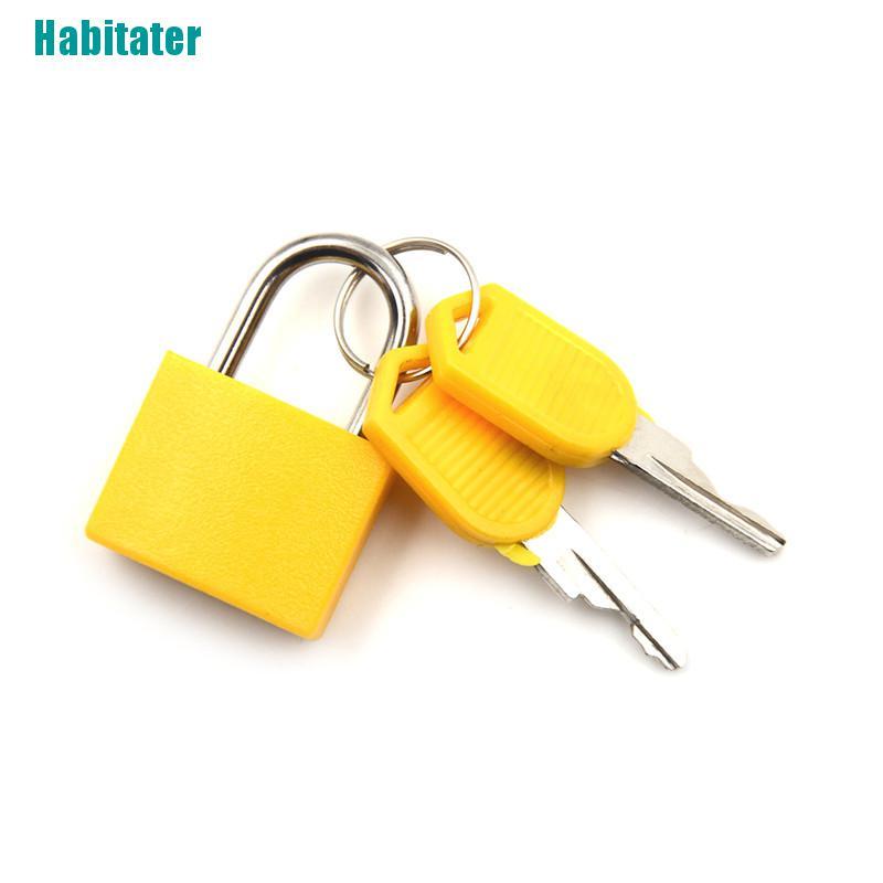 Ổ Khóa Vali Du Lịch Mini Bằng Thép Mạnh Kèm 2 Ổ Khóa