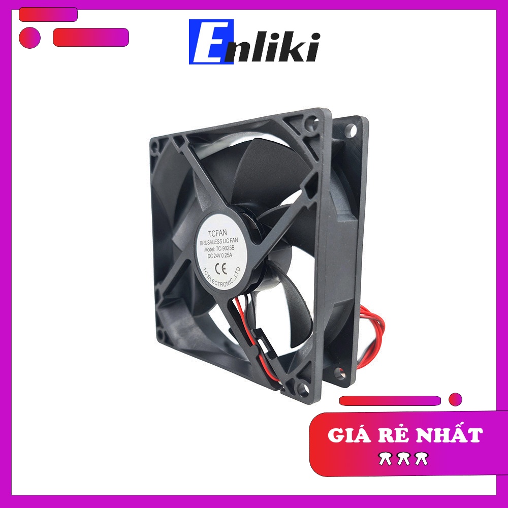 Quạt Tản Nhiệt 9cm 9025 9x9x2.5cm 24V 0.25A