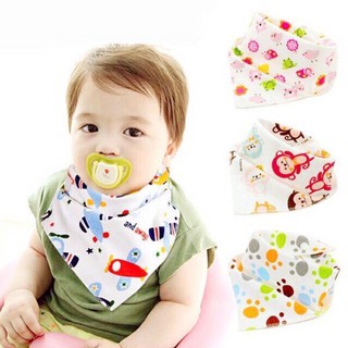 yếm cotton cúc bấm cho bé