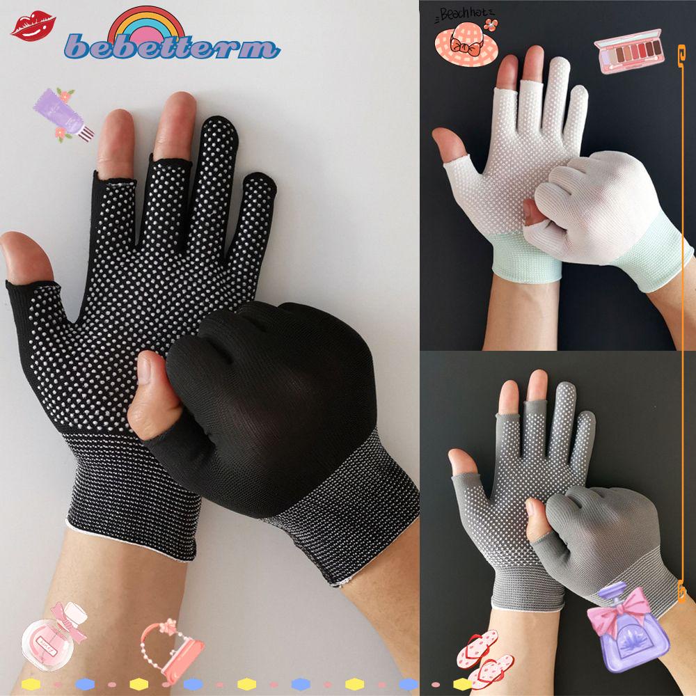 Bebetterm 1 Pair Fashion Anti-Slip Fishing Gloves Neoprene Breathable Men/Women Sports/Biking Stretch Open/Half Fingers Accessories
