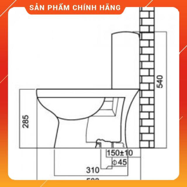 (SALE) Bồn Cầu Viglacera BTE 1 Khối Xả Nhấn Trẻ Em  - hàng chính hãng