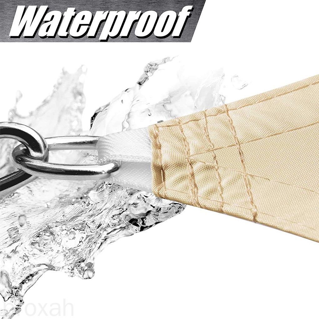 Mái Che Nắng Hình Tam Giác Chống Thấm Nước Tiện Dụng Cho Sân Vườn