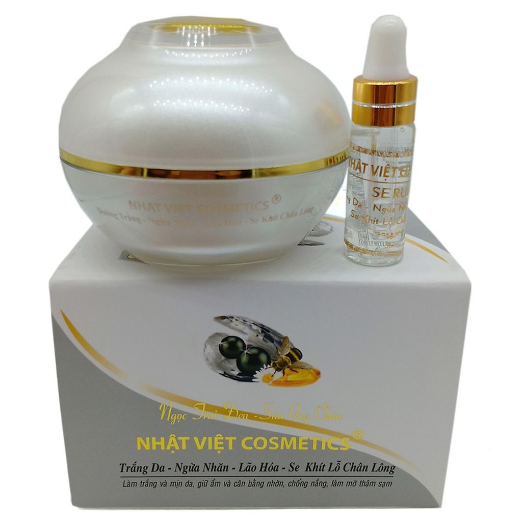 Kem VIP Lão Hóa, Trắng Da, Se Khít Chân Lông, Ngọc Trai Đen, Sữa Ong Chúa (30g) | BigBuy360 - bigbuy360.vn